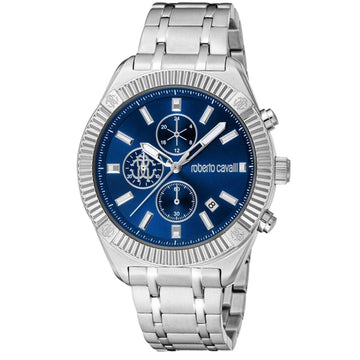 Roberto Cavalli Men's Classic Blue Dial Watch - RC5G011M0055 by Balec Group